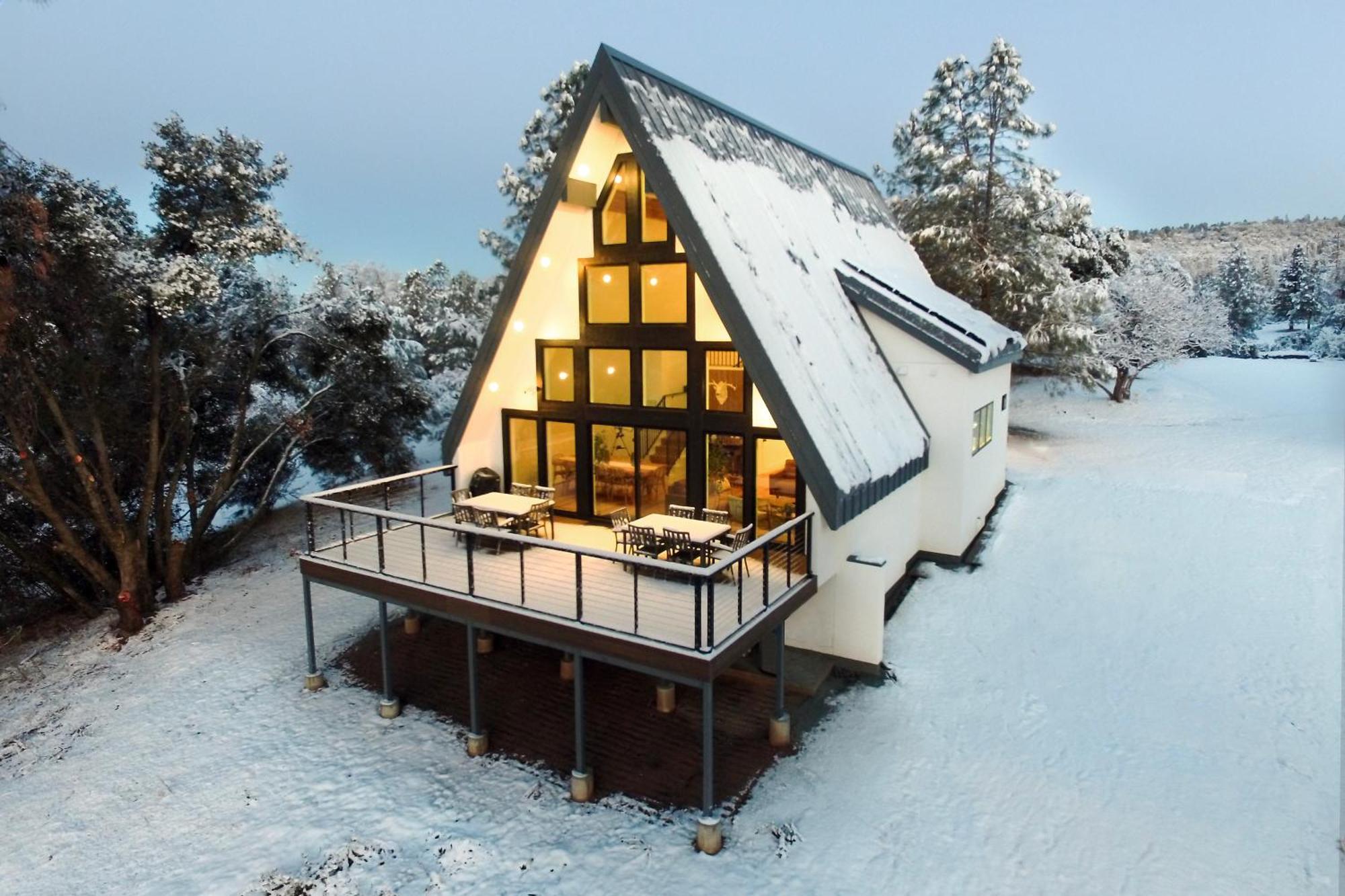Вілла High End A-Frame - Hot Tub - Awesome Views - Yosemite - Electric Vehicle Friendly - Sleeps 10 Окгерст Екстер'єр фото